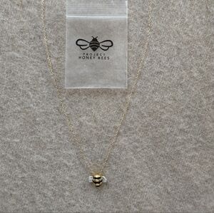 Project Honeybees 14k Gold-filled Bee Necklace